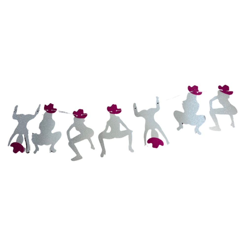 Twerking cowgirl banner